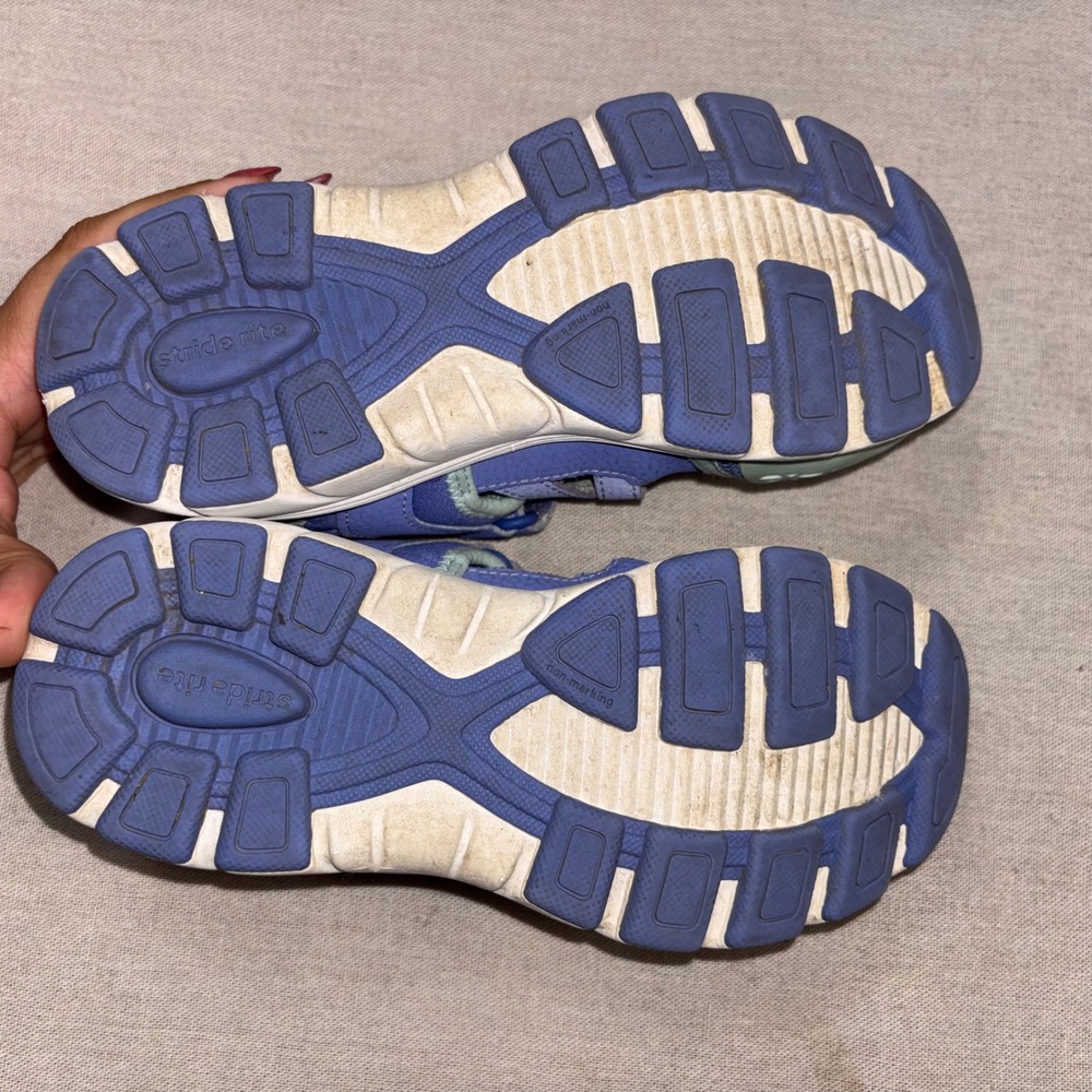 Stride Rite Made2Play Nesta Kids Sneakers Purple Blue Mint Green Size 1.5M Girls - Picture 7 of 7